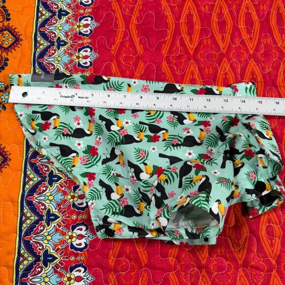 Fuzzyard Tropical Toucan Print Dog Shirt Lightweight Green Size 3 - Picture 3 of 11